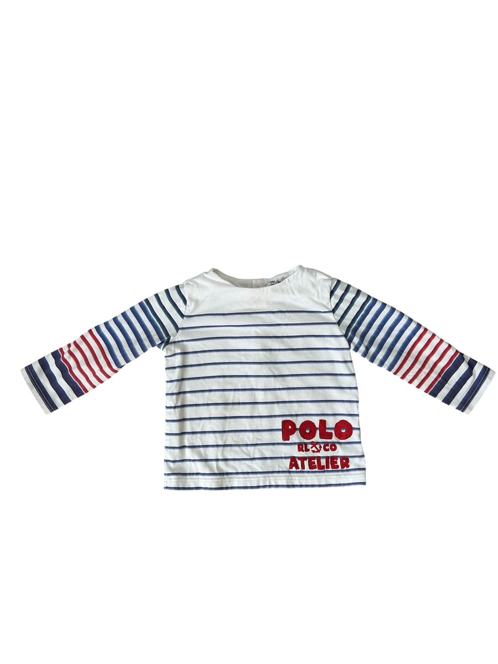Ralph Lauren Long-Sleeve Nautical Tee, size 12 months